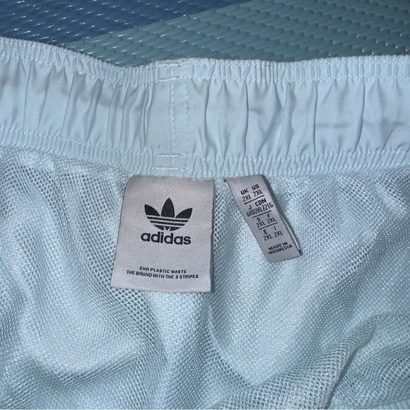 Adidas Light Blue Athletic Shorts Men’s Size 2X-Large - Picture 3 of 3